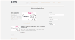 Desktop Screenshot of e-mate.ro
